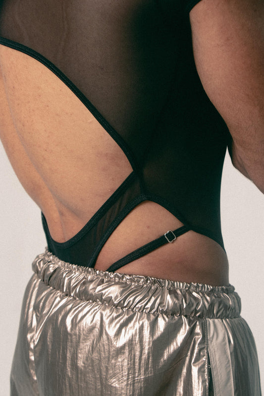 BODY MESH CON CUT-OUTS ASTRA NEGRO