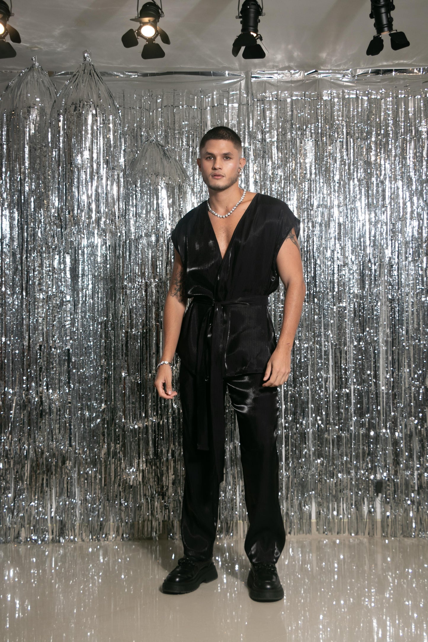 PANTALÓN GLOSS NEGRO