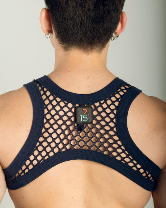 MICRO TOP ROBERTO AZUL OSCURO