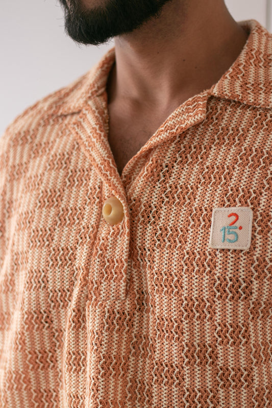 POLO HILADA CARAMELO