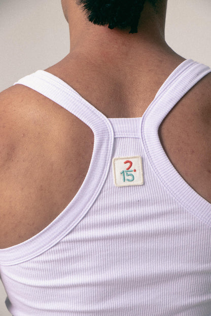 TANK TOP CROP RICARDO  BLANCO