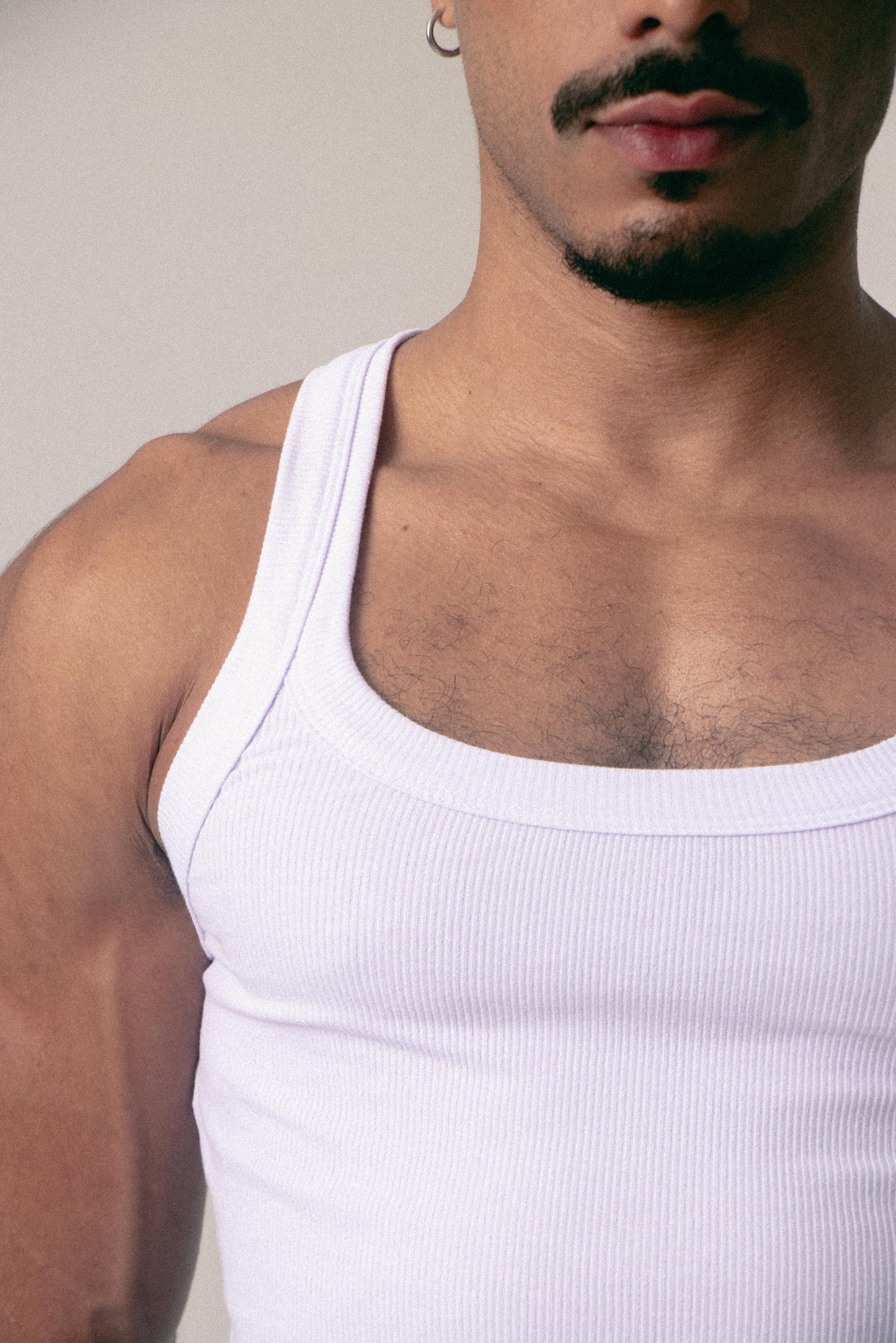 TANK TOP CROP RICARDO  BLANCO