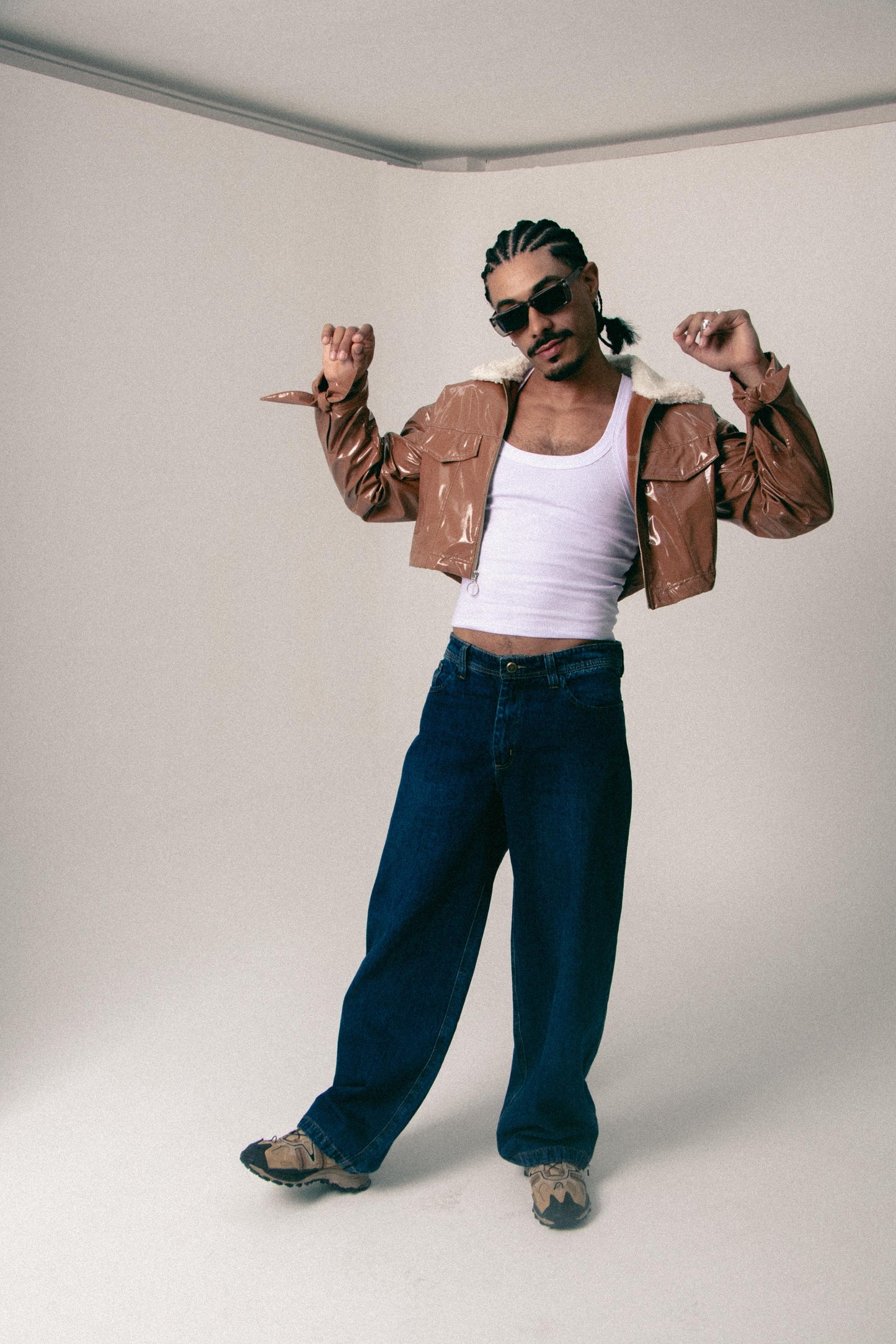 TANK TOP CROP RICARDO  BLANCO
