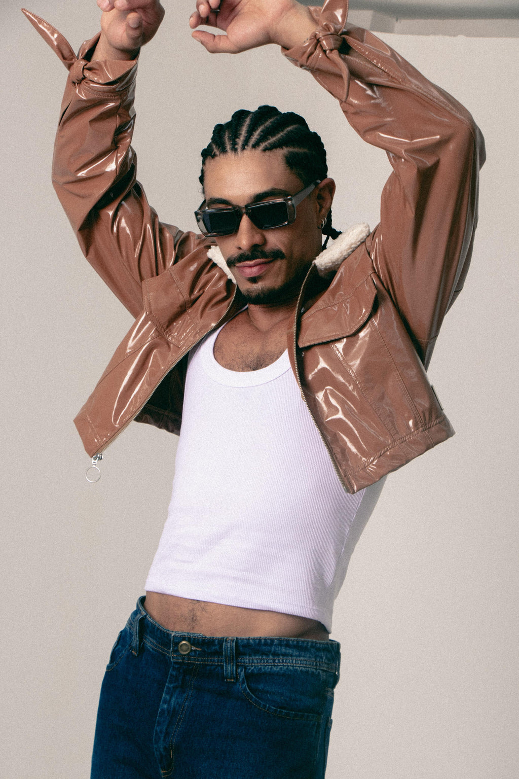 TANK TOP CROP RICARDO  BLANCO