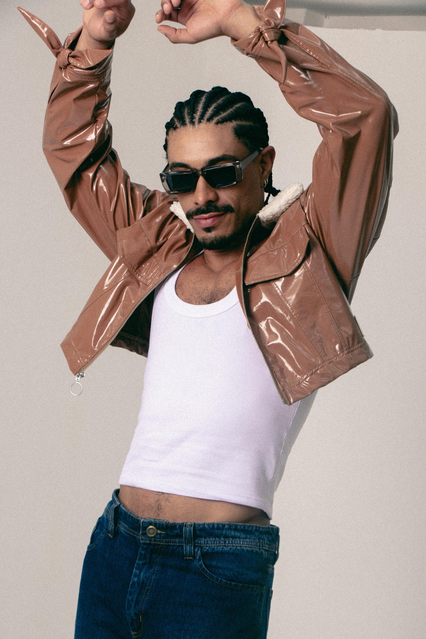TANK TOP CROP RICARDO  BLANCO