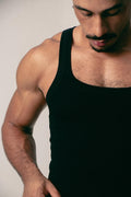TANK TOP CROP RICARDO  NEGRO
