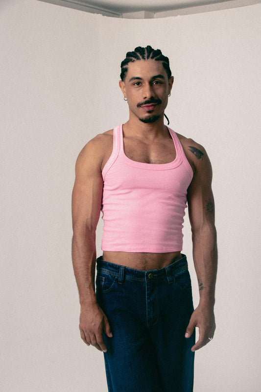 TANK TOP CROP RICARDO ROSA