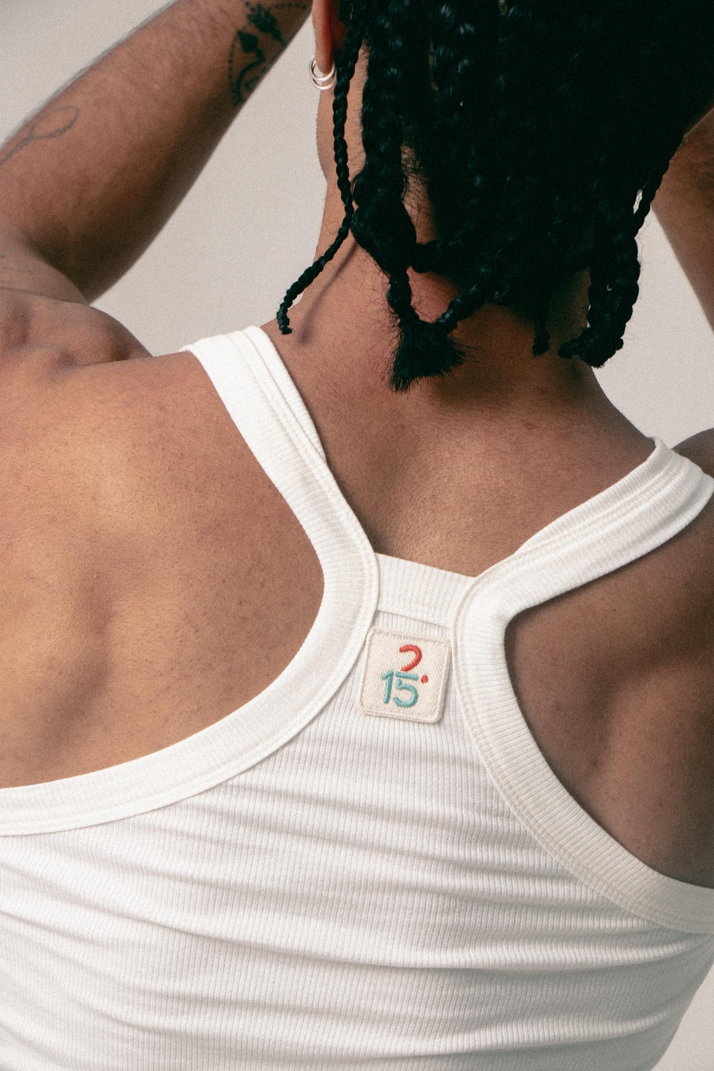 TANK TOP CROP RICARDO IVORY