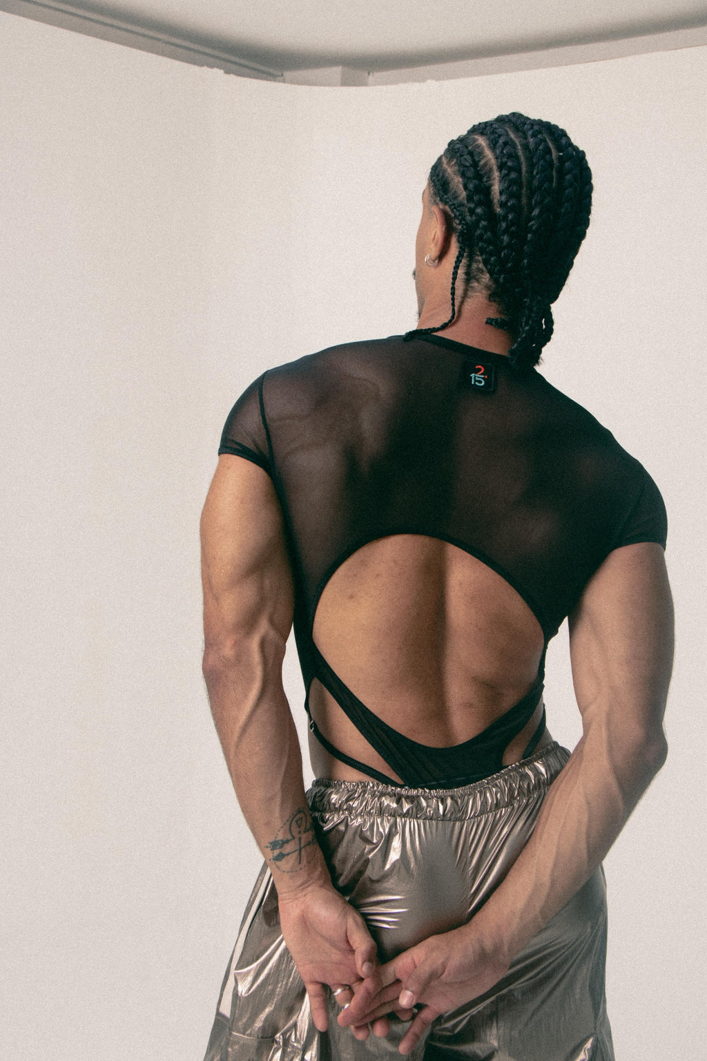 BODY MESH CON CUT-OUTS ASTRA NEGRO