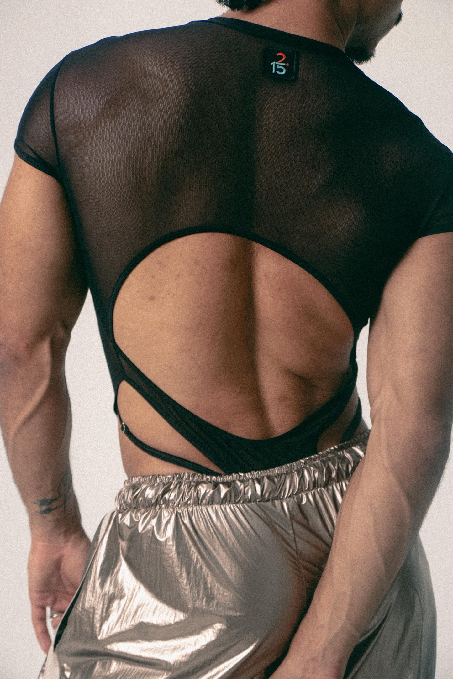 BODY MESH CON CUT-OUTS ASTRA NEGRO