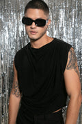 TOP DRAPEADO ANDY NEGRO