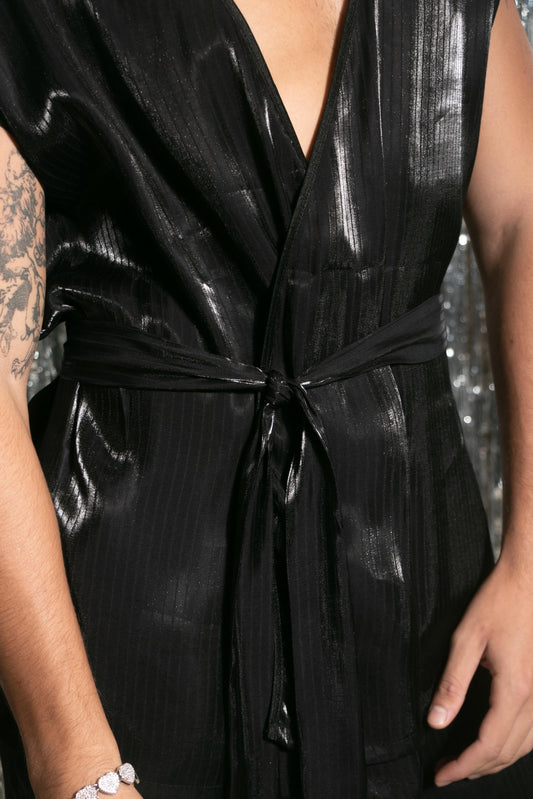 CAMISA GLOSS ENVOLVENTE NEGRO