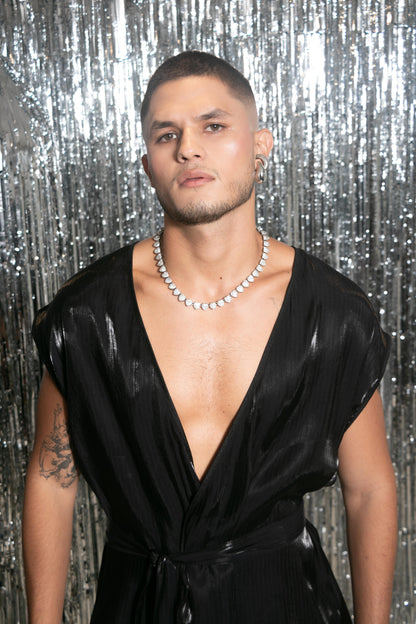 CAMISA GLOSS ENVOLVENTE NEGRO