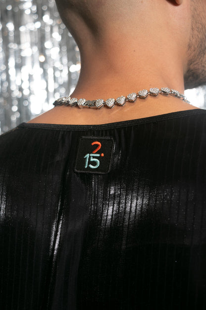 CAMISA GLOSS ENVOLVENTE NEGRO