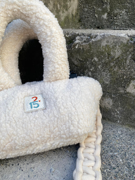 BAG PUFFER ROBIN OVEJA IVORY