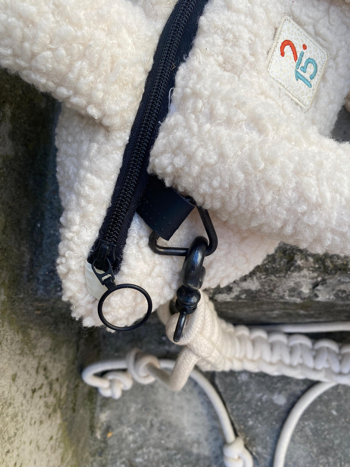 BAG PUFFER ROBIN OVEJA IVORY