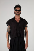 CAMISA CROP BEN NEGRA