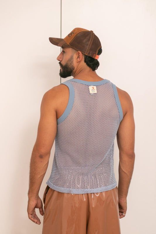 TANK TOP PESCA AZUL