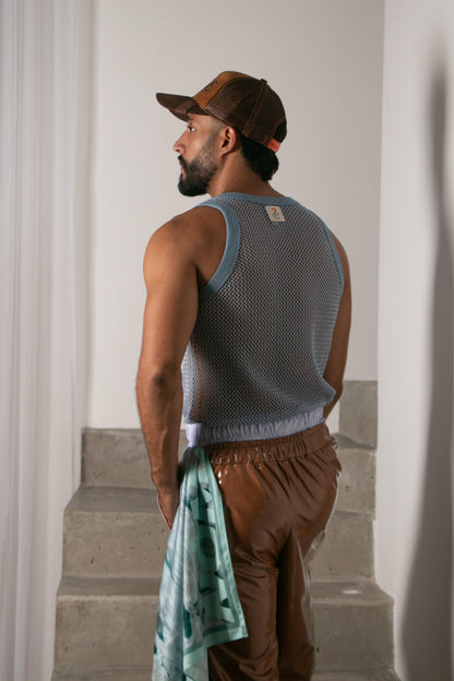 TANK TOP PESCA AZUL