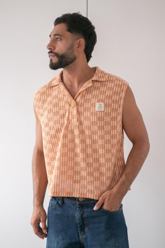 POLO HILADA CARAMELO
