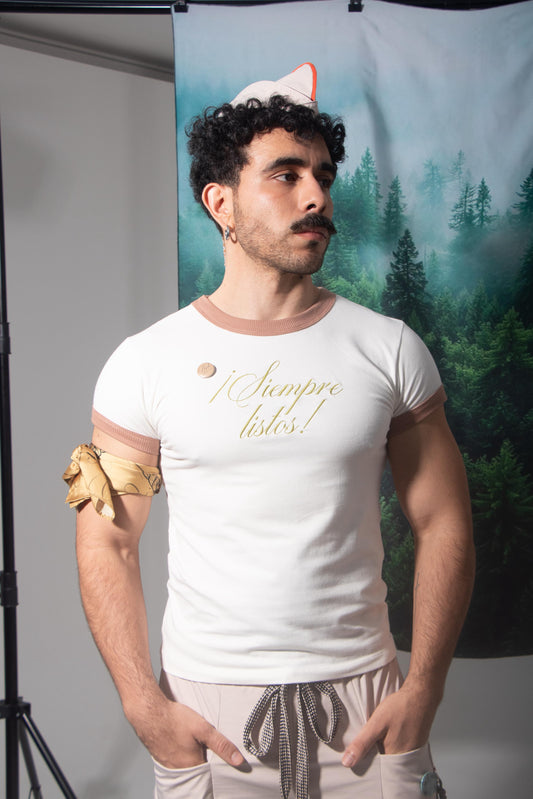 T-SHIRT ¡SIEMPRE LISTOS! IVORY