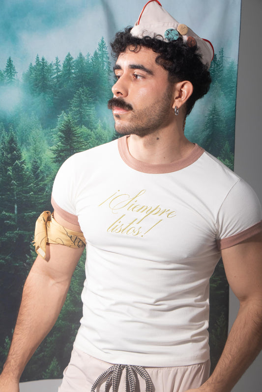 T-SHIRT ¡SIEMPRE LISTOS! IVORY