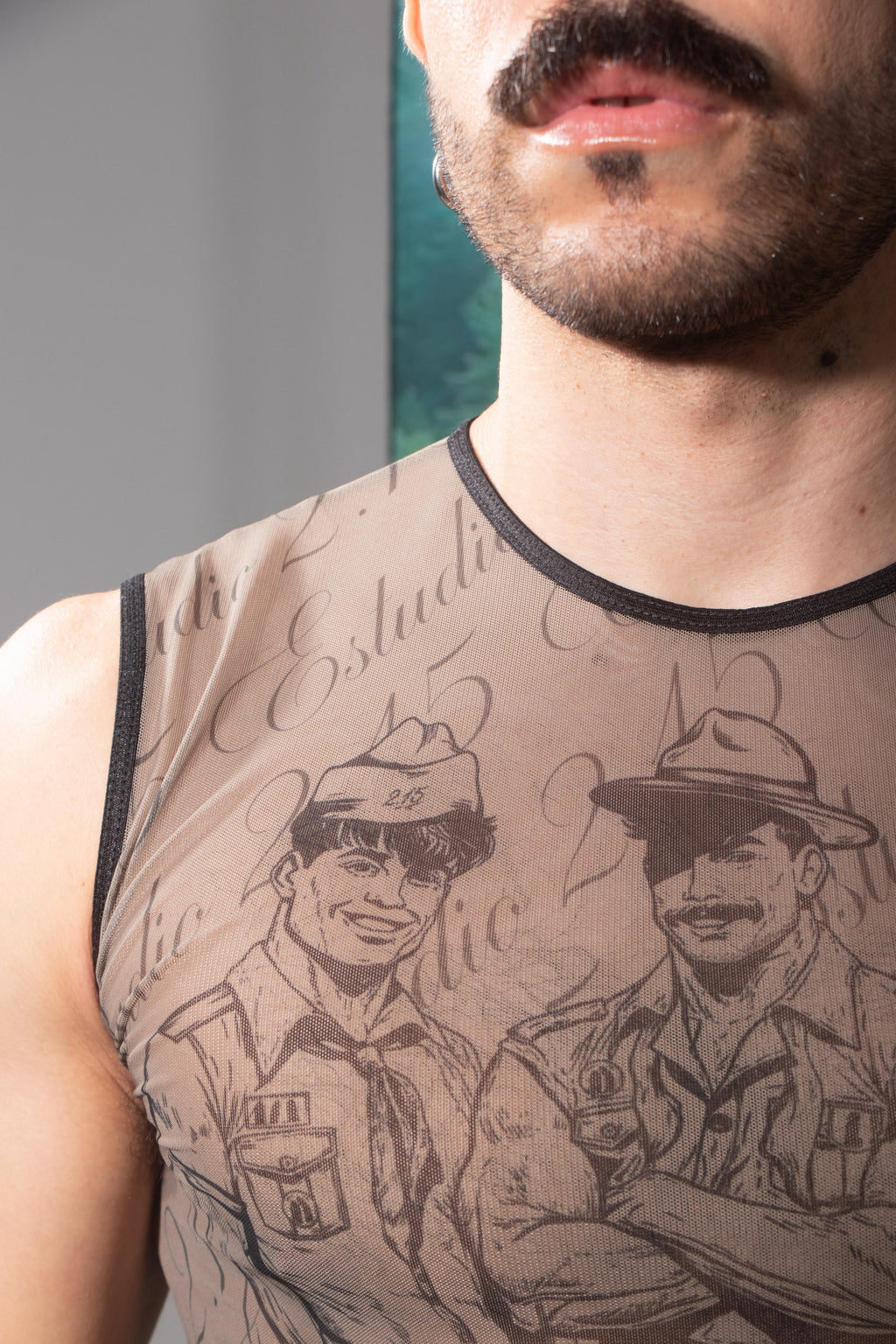 MESH TANK SCOUT BOYS TAUPE
