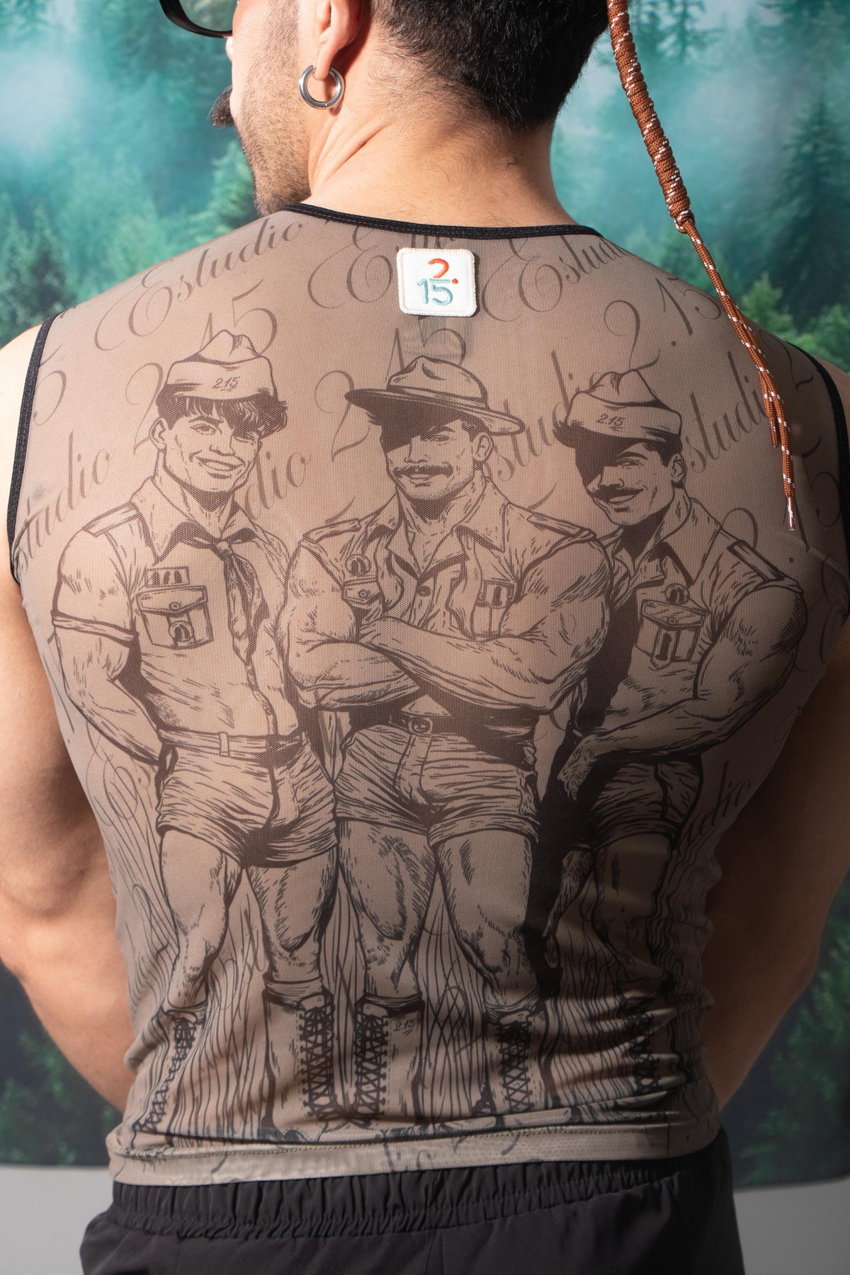 MESH TANK SCOUT BOYS TAUPE