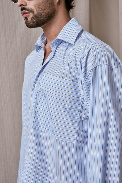 CAMISA RAYA AZUL 2.15