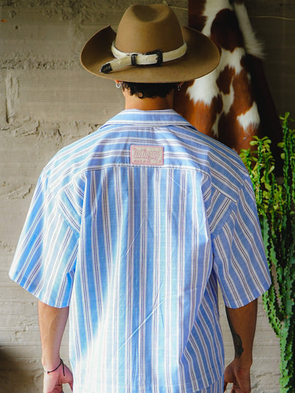 CAMISA RAYAS CIELO LATINO