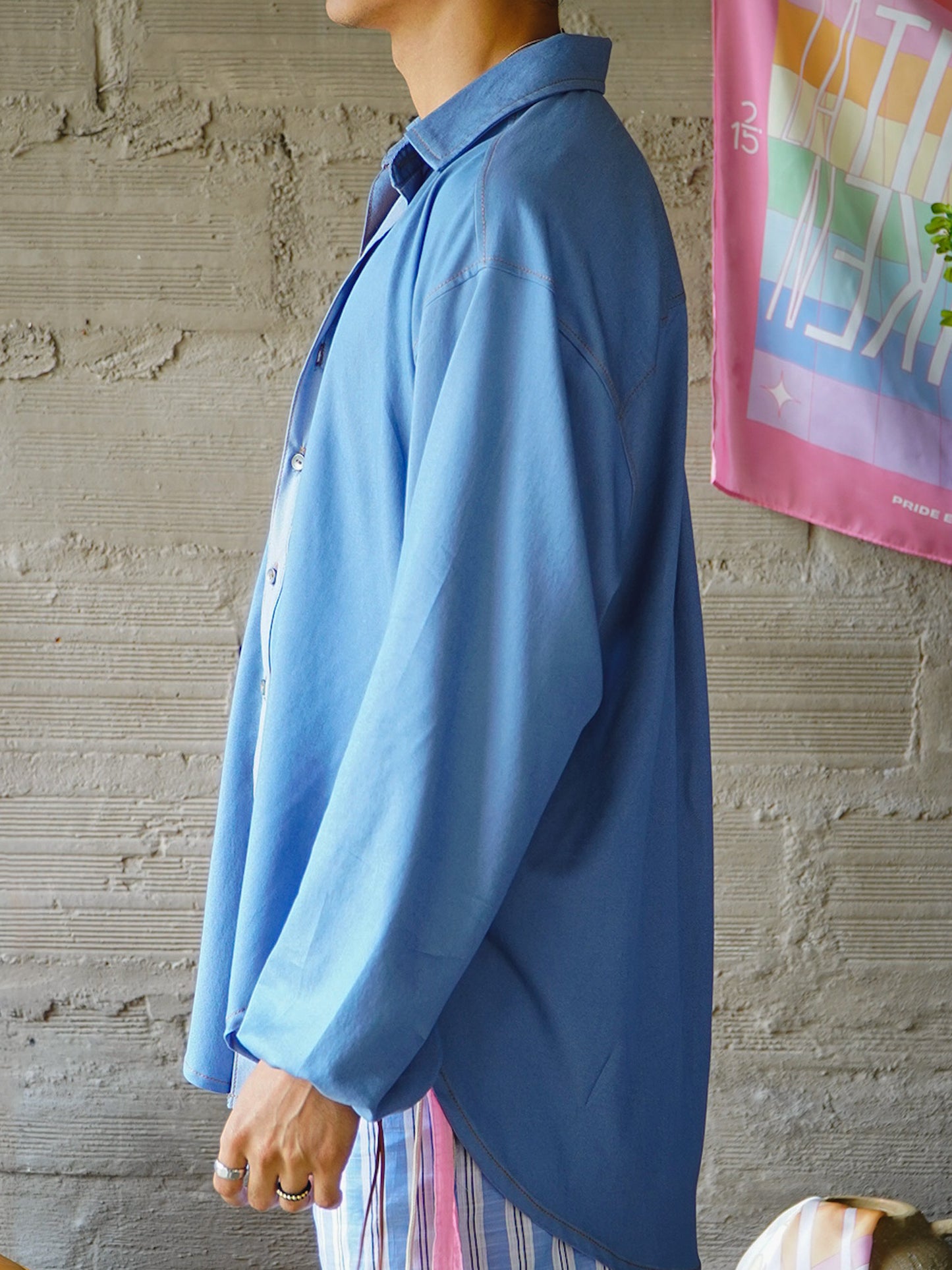 CAMISA DENIM AZUL LATINO