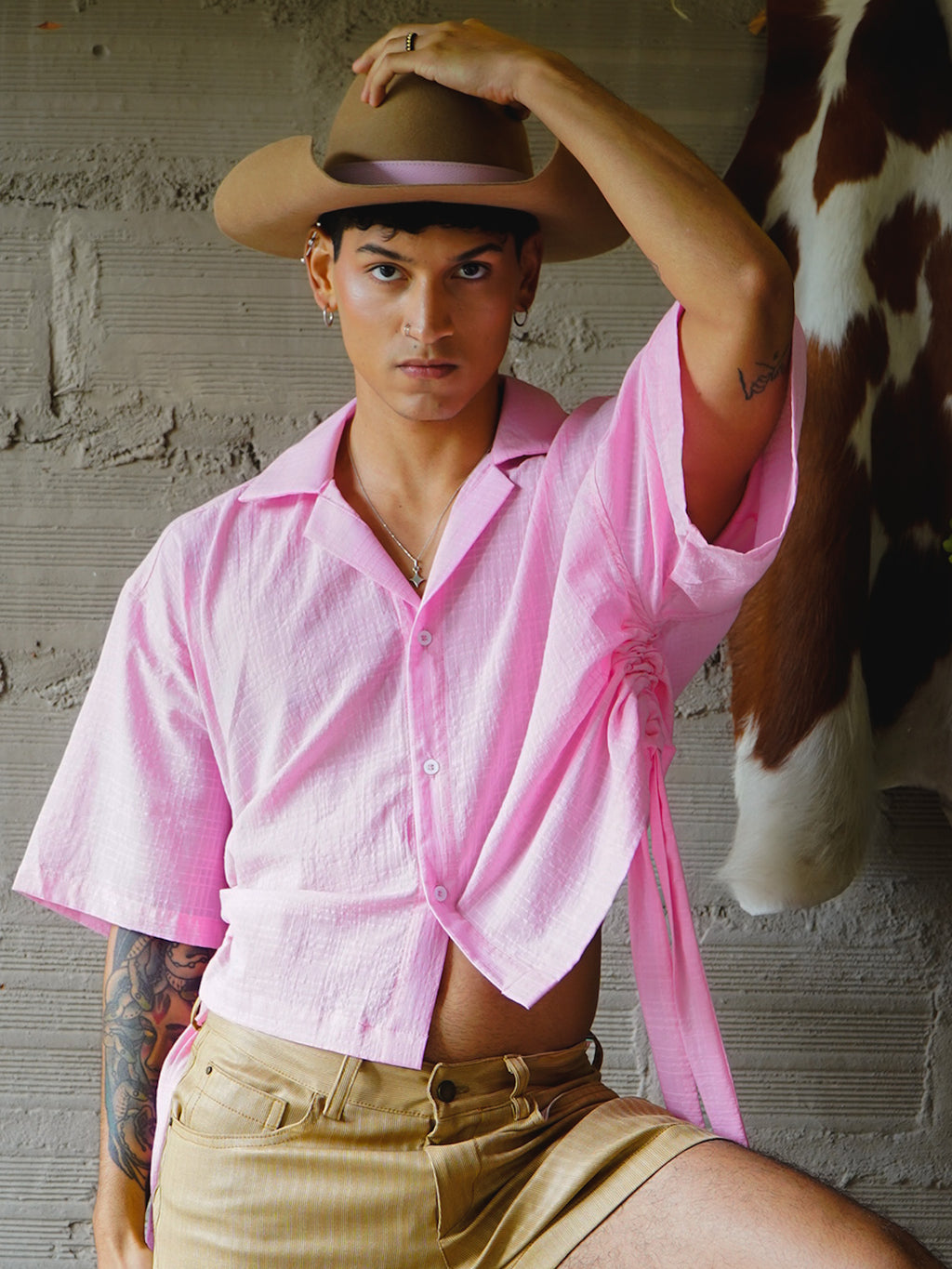 CAMISA ALGODON ROSE