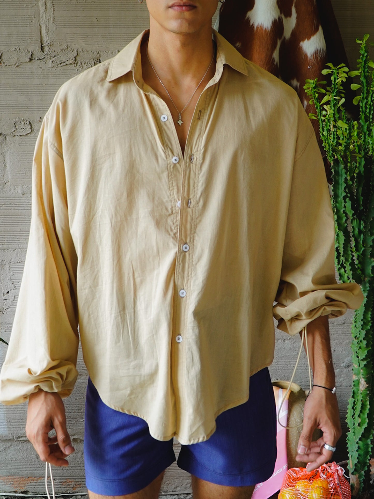 CAMISA EL ANDRES CAQUI