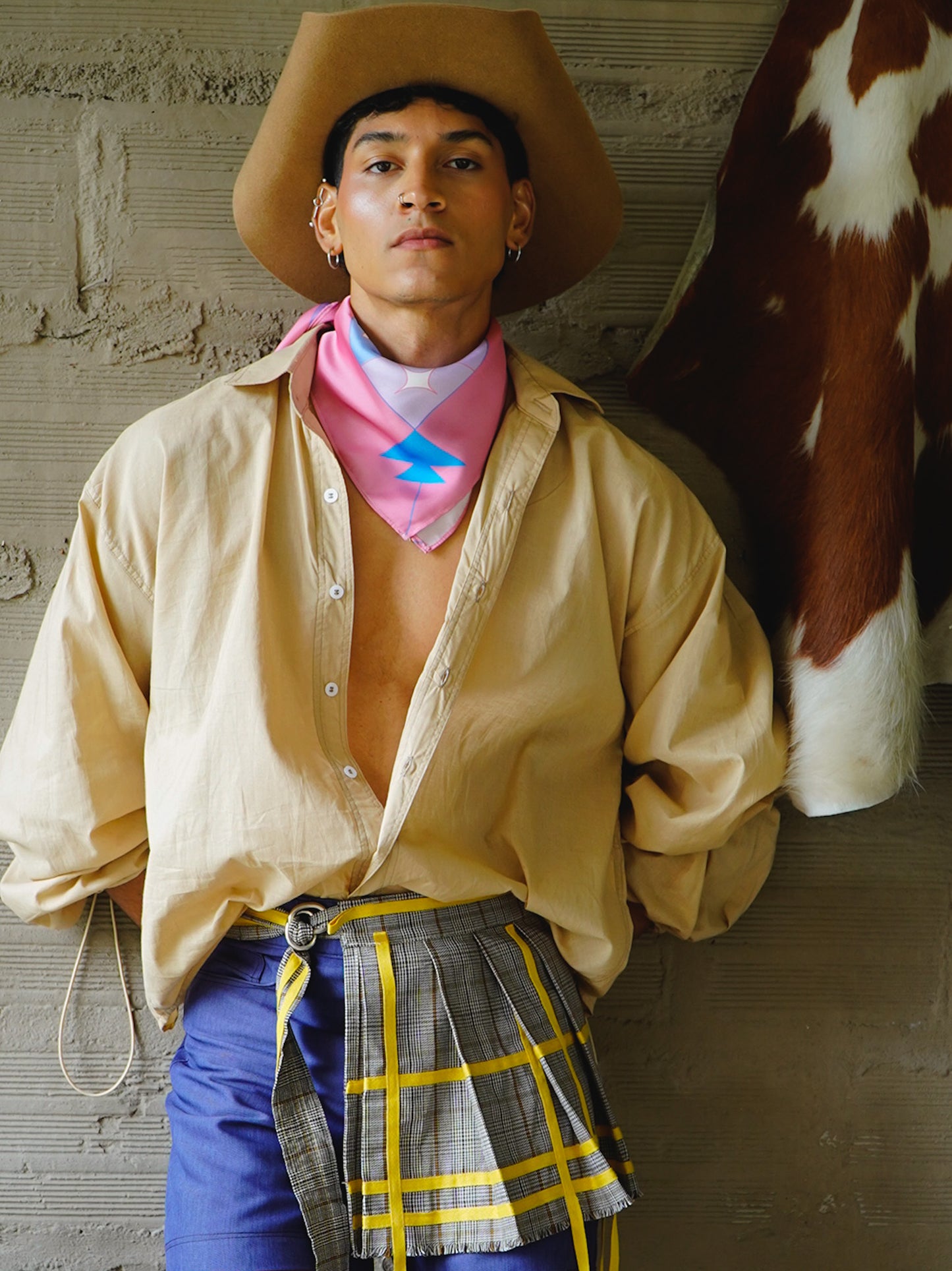 CAMISA EL ANDRES CAQUI