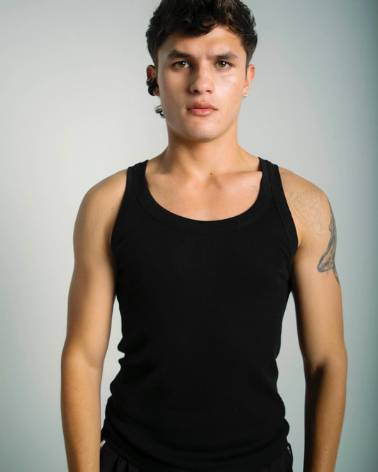 TANK TOP DONATELLO NEGRO