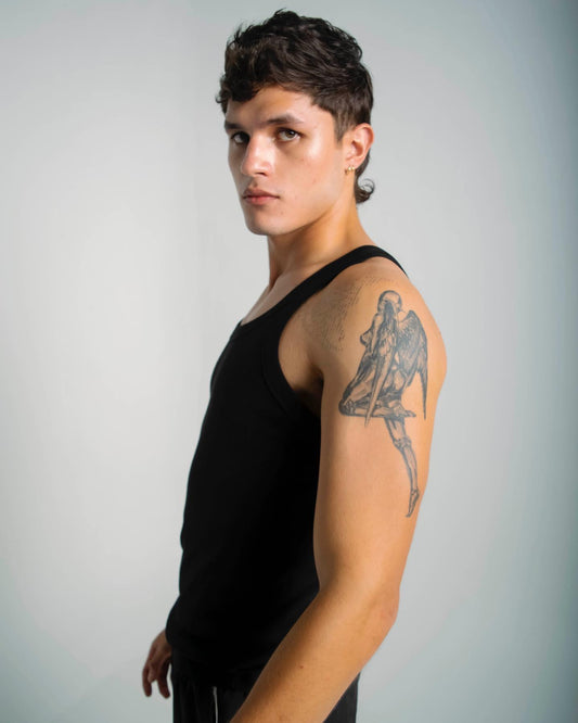 TANK TOP DONATELLO NEGRO