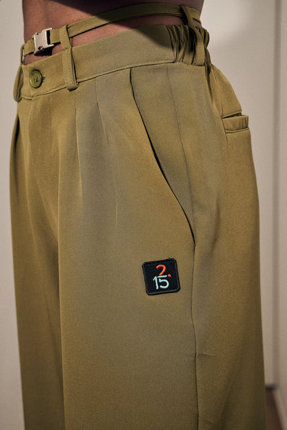 Pantalon flux Verde