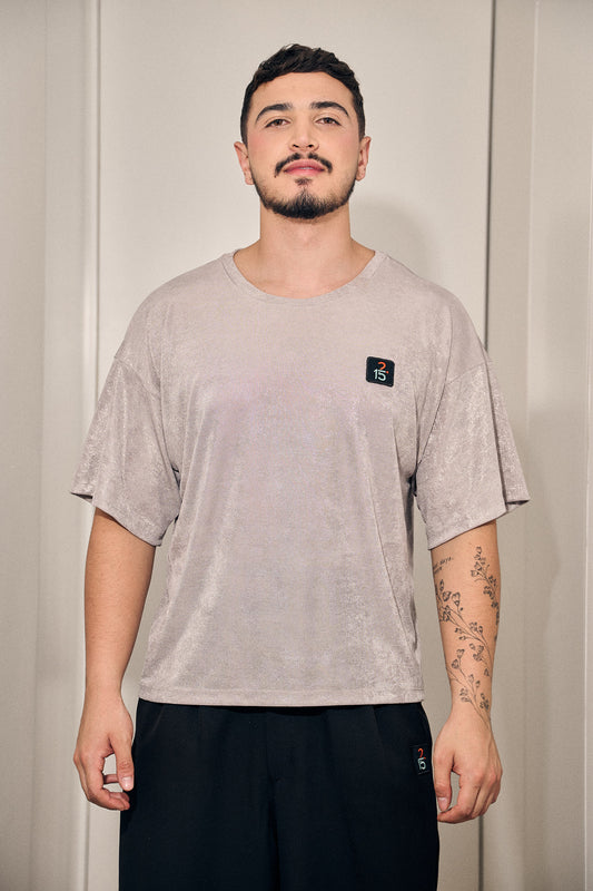 Camiseta Loop Gris